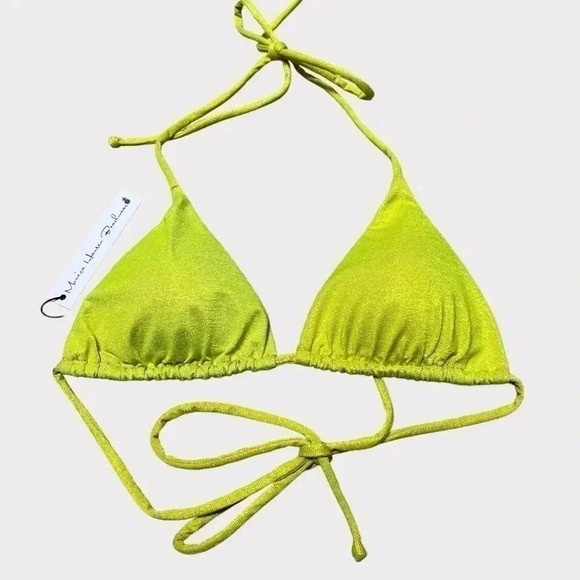 Monica Hansen Beachwear Full Set Small Padded Triangle Top | Criss Cross Bottom - Picture 12 of 15